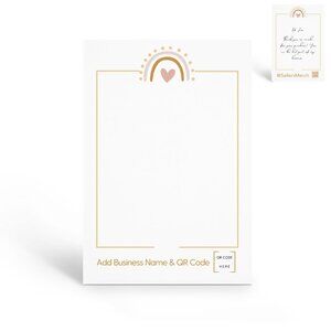 Custom 4” x 6” Thank You Note Cards for Small Business Packaging – Personalized